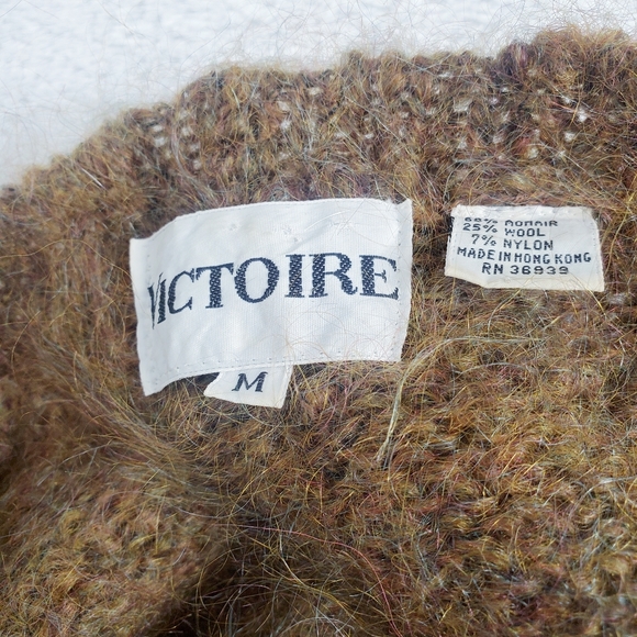 VTG Victoire | RARE Mohair - Wool Blend Vest - Picture 8 of 9